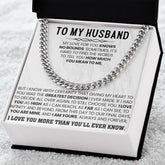 To My Boyfriend – You're Mine and I'm Yours Anniversary Jewelry Gift